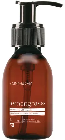 RainPharma Skin Wash Lemongrass Konzentrat Für 2,5 Monate Pumpflasche 100ml