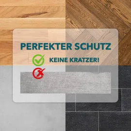 Böttcher-AG Bodenschutzmatte Performa, transparent, Hartböden, Polycarbonat, antistatisch, 90 x 120cm