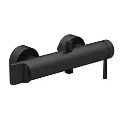 Vitra Origin Wannen-/Brause-Armatur A4261936 AP, mit drehbarem Auslauf, schwarz matt