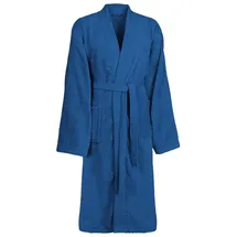 vidaXL Bademantel KINN Blau L Baumwolle