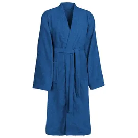 vidaXL Bademantel KINN Blau L Baumwolle