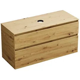 Burgbad Lin20 Waschtischunterschrank 120 x 48,7 x 66,1 cm Eiche Dekor Urban