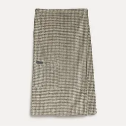 MÖVE Eden - Sarong Damen (Nature/Black Kästchenstruktur)