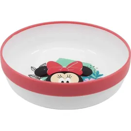 Disney Tataway Disney Minnie Plastikschale für Mädchen in Rosa und Weiß mit rutschfester Unterseite