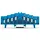 WAGO 727-224 Rangierklemme 7.62mm Zugfeder Belegung: N Blau 50St.