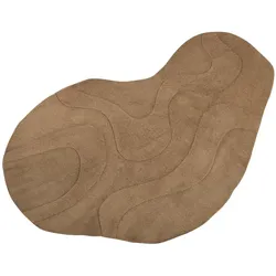 Teppich Alya aus Stoff 170x240 cm, Braun