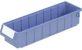 Bito Regalkasten RK Set RK4108, 400 x 117 x 80 mm, taubenblau, inklusive Etikett