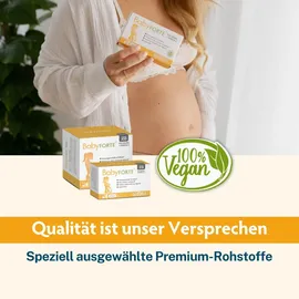 BabyFORTE Folsäure ohne Jod + Omega-3 Kapseln 60 St.