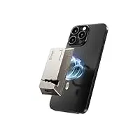 MOVE SPEED Portable SSD 1TB mit magnetischer Funktion Bis zu 2.000MB/s, USB 3.2 Gen 2x2, Unterstützt 4K ProRes HDR, Magnetische SSD Externe Festplatte Funktioniert mit Apple Find My