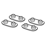 TECE one WC-Sitz Auflagepuffer, 9820423