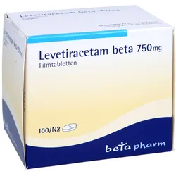Levetiracetam beta 750 mg Filmtabletten 100 St