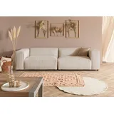 MASSIVMOEBEL24.DE Sofa 3-Sitzer 286x103x69 Cord elfenbein VALENCIA