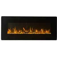 Divina Fire Elektrischer Kamin DALLAS Wandkamin L127 x T 11 x H50