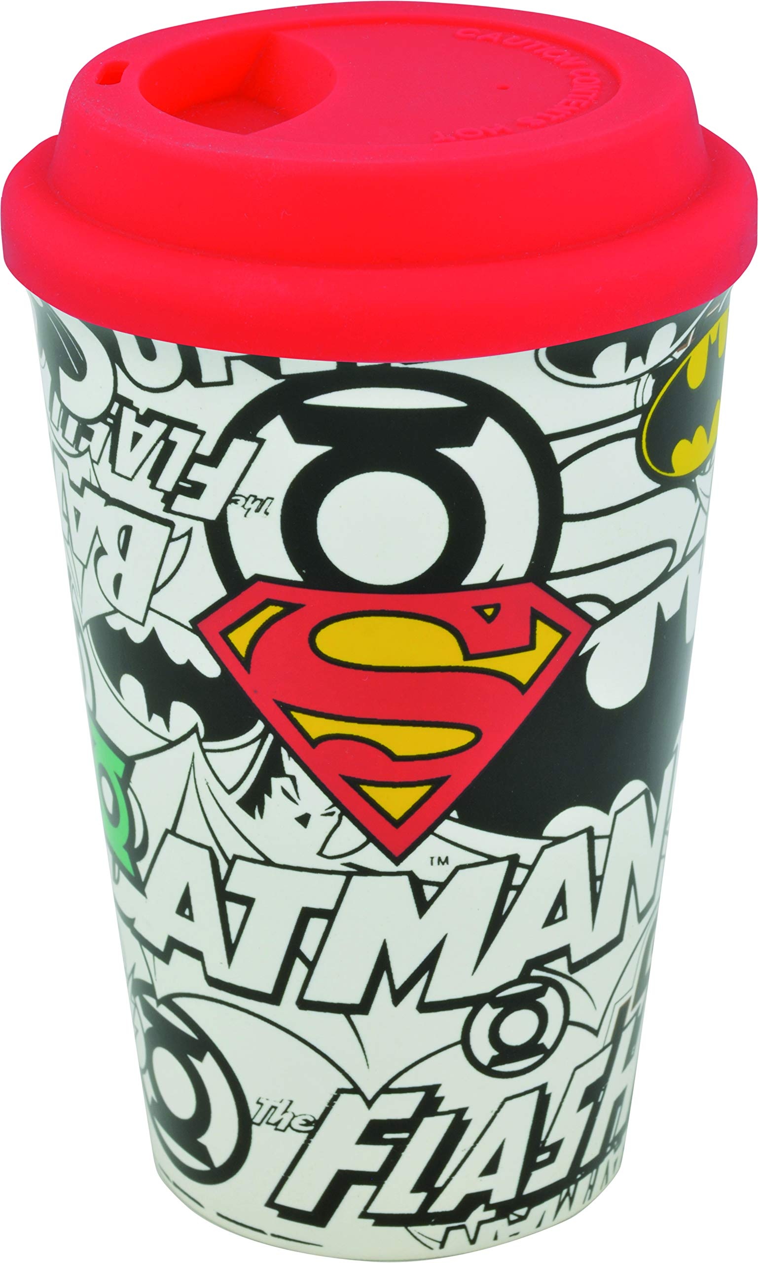 Justice League Lootchest exclusive Mug to go Superman, Batman, Flash