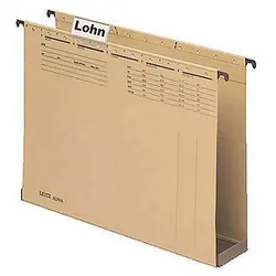 15 LEITZ Hängesammler ALPHA® 1941 naturbraun Boden: 6,0 cm