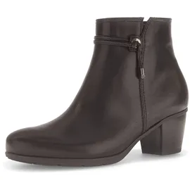 Gabor Stiefelette GABOR, Damen, Gr. 40, dunkelbraun, Kalbsleder, unifarben, Schuhe Stiefelette, Trichterabsatz, Ankleboots mit Hovercraft Luftkammer-Laufsohle