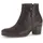 Gabor Stiefelette GABOR, Damen, Gr. 40, dunkelbraun, Kalbsleder, unifarben, Schuhe Stiefelette, Trichterabsatz, Ankleboots mit Hovercraft Luftkammer-Laufsohle
