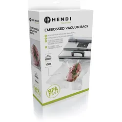 Hendi Vakuumierbeutel 100 Stück 150X250mm für Sous Vid und vakuumieren