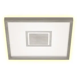 Briloner GEO 1 LED-Panel nickel-matt 42,3 x 42,3 cm