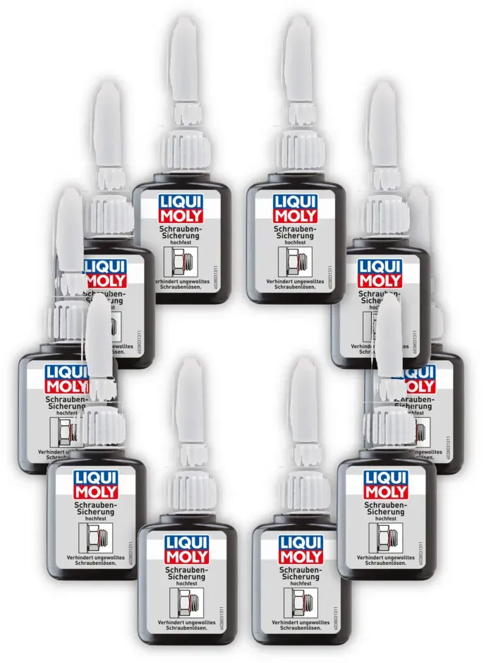 10x 10g LIQUI MOLY 3803 Schraubensicherung hochfest Locktight