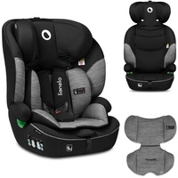 LIONELO LEVI I-SIZE 76-150 cm Kinderautositz, Gruppe 1 2 3, Seitenschutz, 10 Grad Kopfstützenverstellung Bequeme Armlehnen Verstellbare Rückenlehne, R129 i-Size