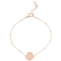 Gemshine Armband 'Maritim Nautics Muschel Silber im Beach Style'