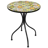 Mojawo Küchentisch Mosaik Mosaiktisch Gartentisch Bistrotisch Tisch 60cm