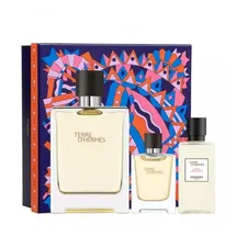 Hermès Terre d'Hermès Eau de Toilette 100 ml + Eau de Toilette 12,5 ml + After Shave 40 ml Geschenkset