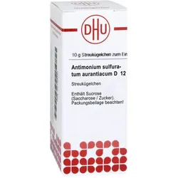 Antimonium Sulfuratum Aurantiacum D 12