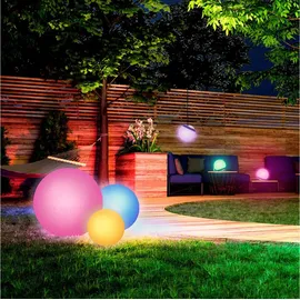 tint Müller-Licht Solar LED-Gartenleuchte Calluna, Ø 35 cm,