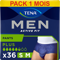 TENA MEN Herren Active Fit Pants Inkontinenz Einwegunterwäsche Größe M 36 Stück