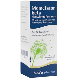 betapharm Arzneimittel GmbH Mometason beta Heuschnupfenspray 50[my]g/sp.140 Sp.