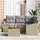 vidaXL Garten-Sofa-Set 5-tlg. beige