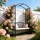 Relaxdays Rosenbogen 210 x 134 x 48 cm Schwarz