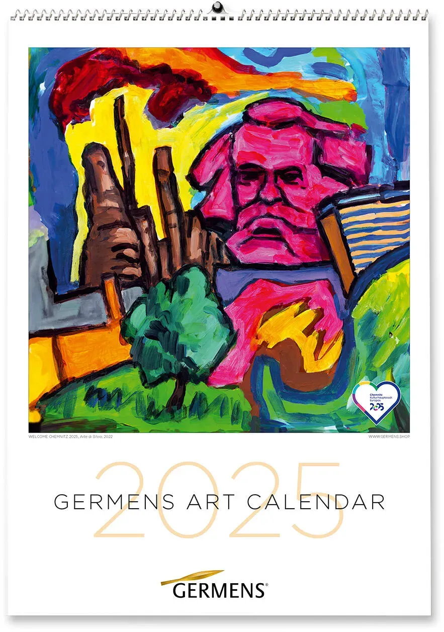 Kunstkalender 2025 von GERMENS artfashion