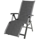 MWH Das Original Elo Relaxsessel 61 x 76 x 108 cm grau