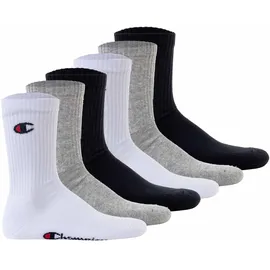 Champion Tennissocken 6er Pack Schwarz/Weiß/Grau 35-38