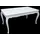 Casa Padrino Barock Esstisch 90 x 84 x 90 cm weiß