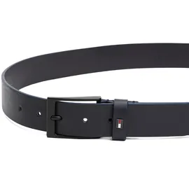 Tommy Hilfiger Herrengürtel Leder 3,5 cm Blau 110