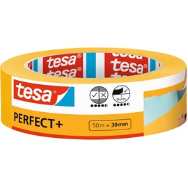 Tesa Perfect+ 56537-00000-00 Malerabdeckband Gelb (L x B) 50m x 30mm