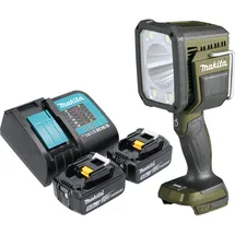 Makita Makita, DML 812 ST Akku Handstrahler 18 V 1250 lm LED Olive Grün Outdoor Adventure Sonderedition + (1250 lm)