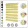 Lichtblick Duo Rollo / Doppelrollo Klemmfix 120 x 150 cm gelb