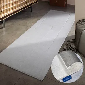 Villeroy & Boch Charlotte beige Creme, B:80cm H:10mm L:250cm, Wolle, Teppiche, Läufer, Handgewebt, Wolle, Natur, Läufer, Wohnzimmer, Geometrie