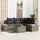 vidaXL Gartensofa-Set mit Speicher grau