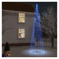 VidaXL Weihnachtsbaum Kegelform Blau 1134 LEDs 230x800 cm