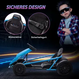 Homcom Gokart Blau (1-tlg)