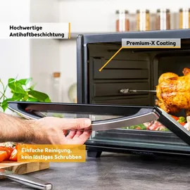 First Austria Minibackofen 45L Schwarz
