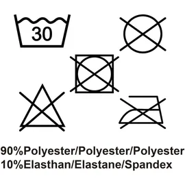 DETEX 5x Stehtischhusse Ø70 cm anthrazit