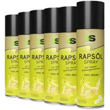 Spraytive 12 x 400ml Rapsöl-Spray mit feinem Buttergeschmack, Ölspray 100% VEGAN