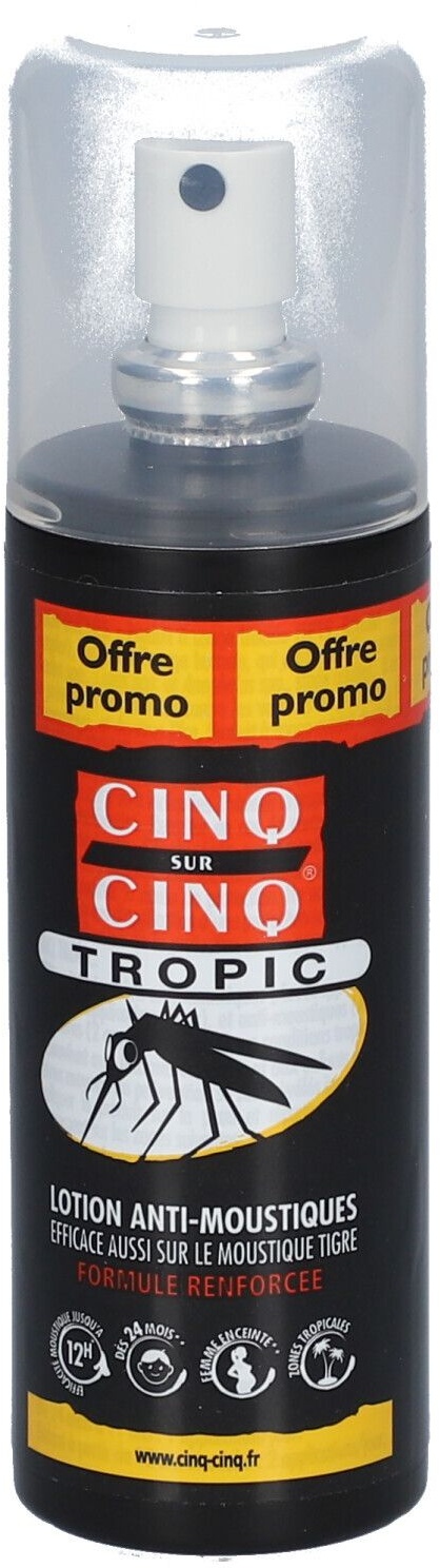 Cinq sur Cinq® Tropic lotion anti-moustiques 100 ml spray